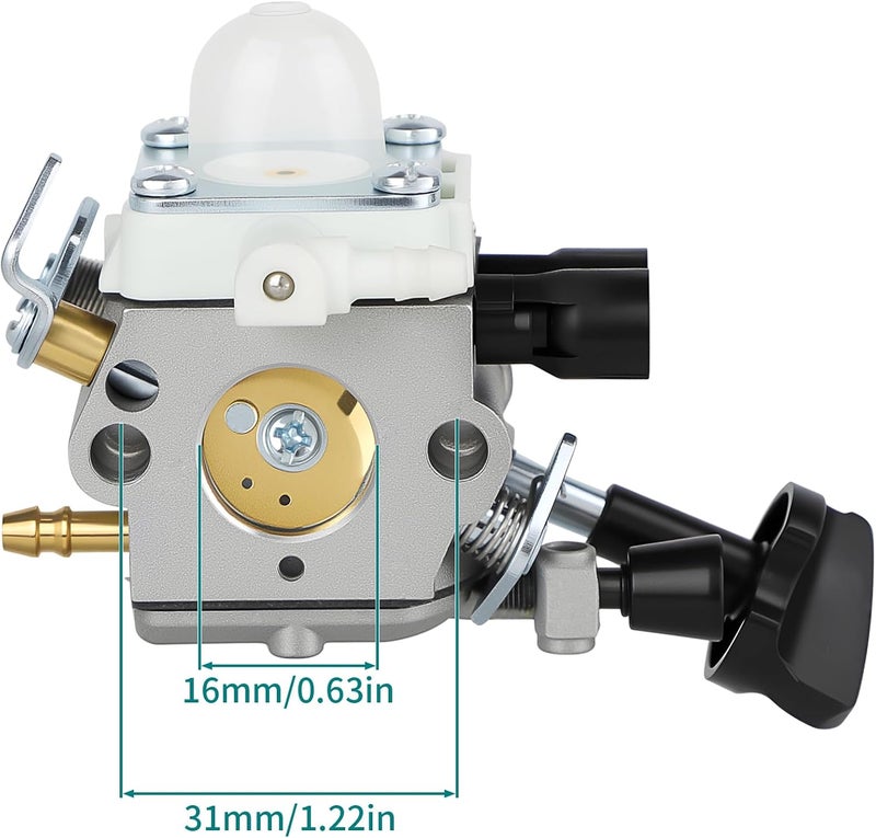 SIMPERAC BG86 Carburetor for Stihl BG86C Blower BG86 SH86 Carburetor replace for Zama C1M-S261B, 4241 120 0616 with HD2 Air Filter BG86 Blower Parts - Image 3